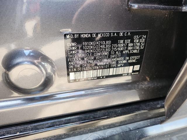 2024 HONDA HR-V EXL 3CZRZ2H76RM776101