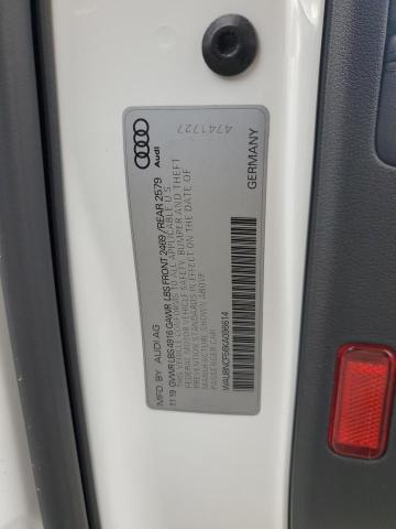 2019 AUDI A5 PREMIUM WAUBNCF56KA096614