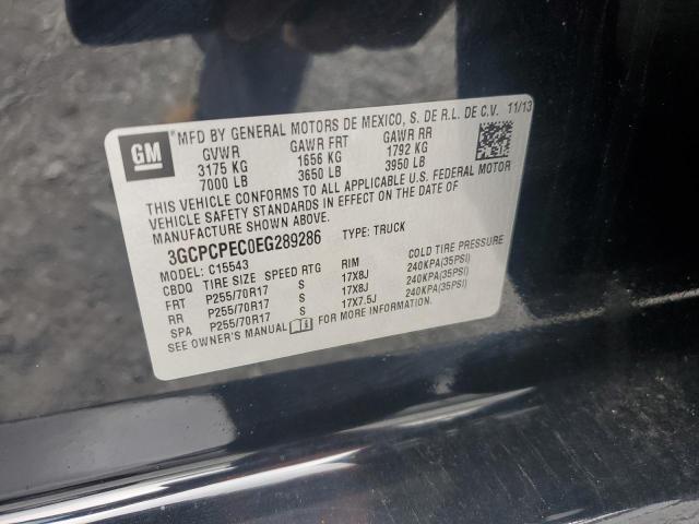 2014 CHEVROLET SILVERADO - 3GCPCPEC0EG289286