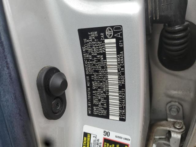 2016 TOYOTA COROLLA L 2T1BURHE5GC631294