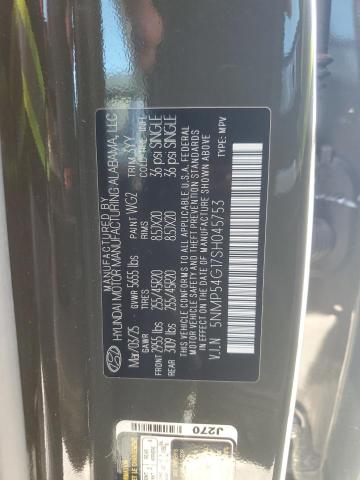 2025 HYUNDAI SANTA FE C 5NMP54G17SH045753