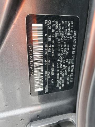 2020 NISSAN ROGUE SPOR JN1BJ1CV5LW541858