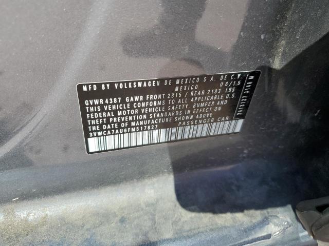 2015 VOLKSWAGEN GOLF SPORTWAGEN TDI S 3VWCA7AU6FM517827