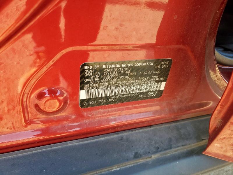 2019 MITSUBISHI OUTLANDER SPORT ES JA4AP3AU9KU030087