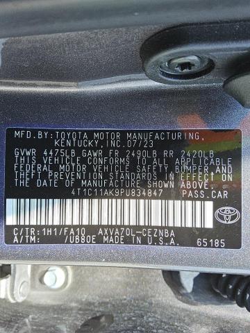 2023 TOYOTA CAMRY LE 4T1C11AK9PU834847