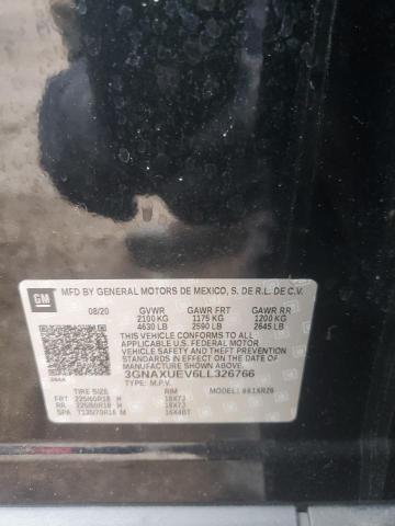 2020 CHEVROLET EQUINOX LT - 3GNAXUEV6LL326766