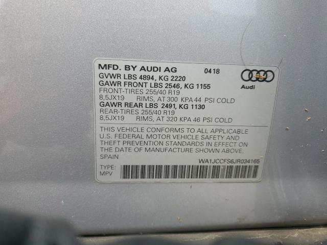 2018 AUDI Q3 PREMIUM WA1JCCFS6JR034165