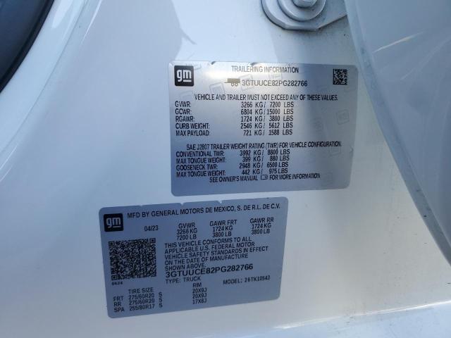 2023 GMC SIERRA K1500 ELEVATION 3GTUUCE82PG282766