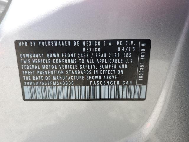 2015 VOLKSWAGEN JETTA TDI 3VWLA7AJ7FM340808