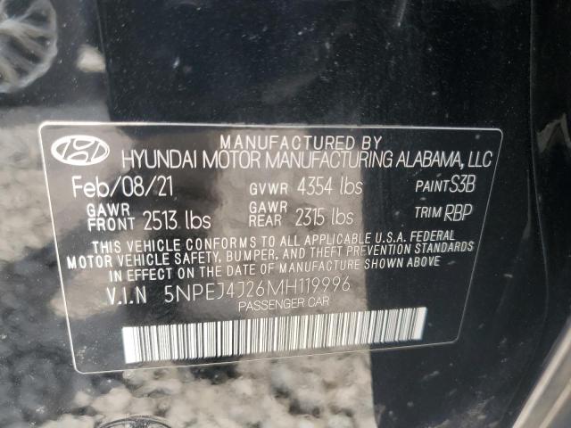 2021 HYUNDAI SONATA SEL - 5NPEJ4J26MH119996