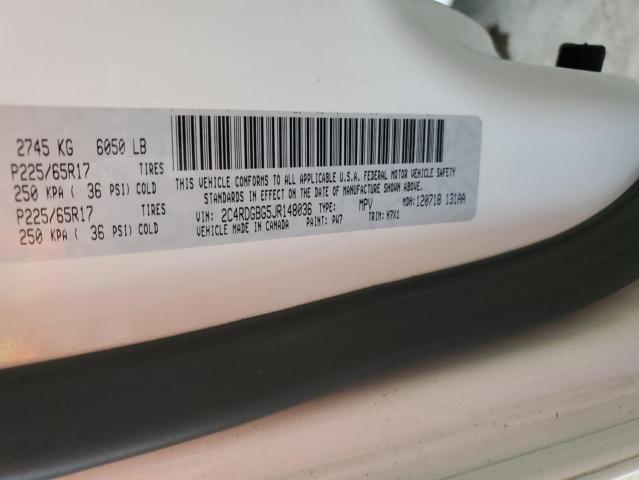 2018 DODGE GRAND CARA 2C4RDGBG5JR148036