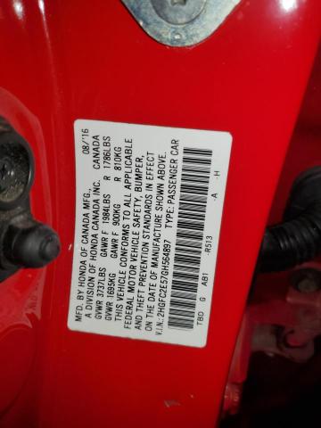 2016 HONDA CIVIC LX 2HGFC2E57GH564897