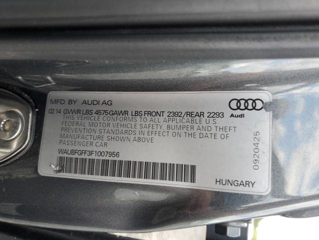 2015 AUDI A3 PREMIUM WAUBFGFF3F1007956