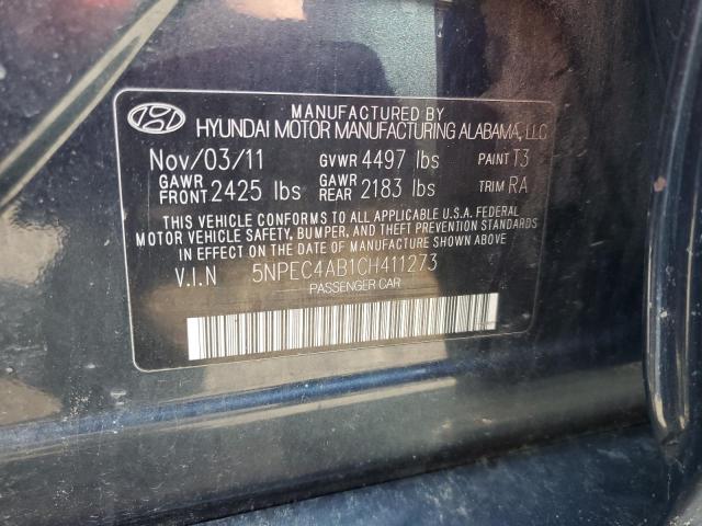 2012 HYUNDAI SONATA SE - 5NPEC4AB1CH411273