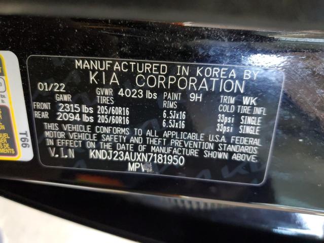 2022 KIA SOUL LX KNDJ23AUXN7181950