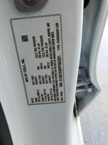 2023 TESLA MODEL 3 5YJ3E1EB3PF663301