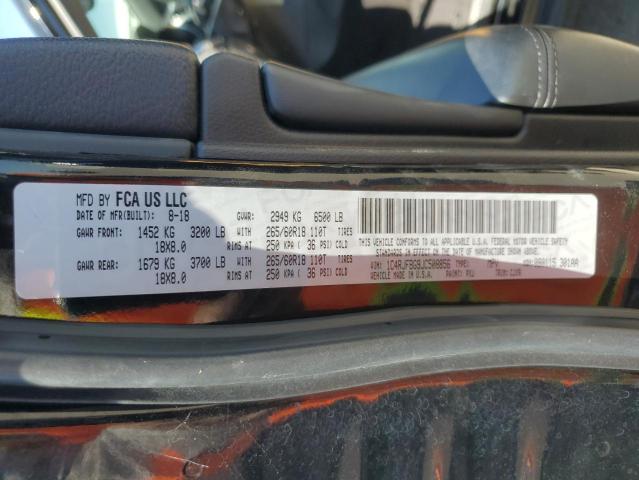 2018 JEEP GRAND CHER 1C4RJFBG9JC508856