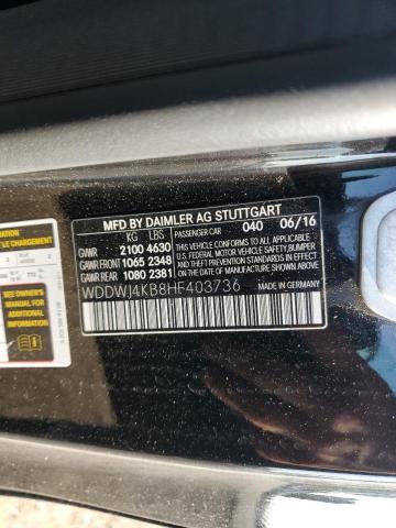 2017 MERCEDES-BENZ C 300 4MAT WDDWJ4KB8HF403736