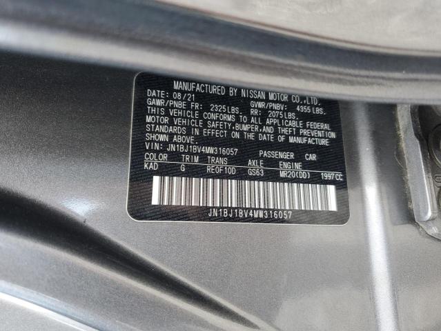 2021 NISSAN ROGUE SPORT SV JN1BJ1BV4MW316057