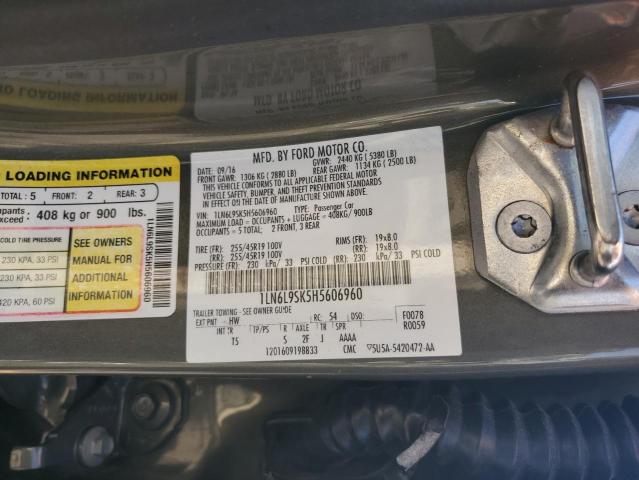2017 LINCOLN CONTINENTA 1LN6L9SK5H5606960