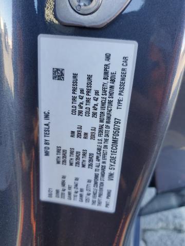 2021 TESLA MODEL 3 5YJ3E1EC0MF050797