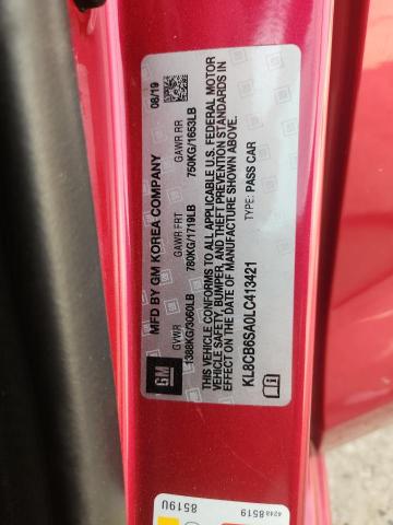 2020 CHEVROLET SPARK LS KL8CB6SA0LC413421