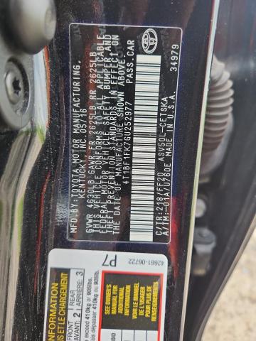 2016 TOYOTA CAMRY LE 4T1BF1FK7GU252977