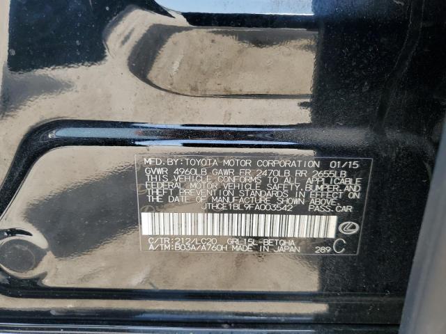 2015 LEXUS GS 350 JTHCE1BL9FA003542