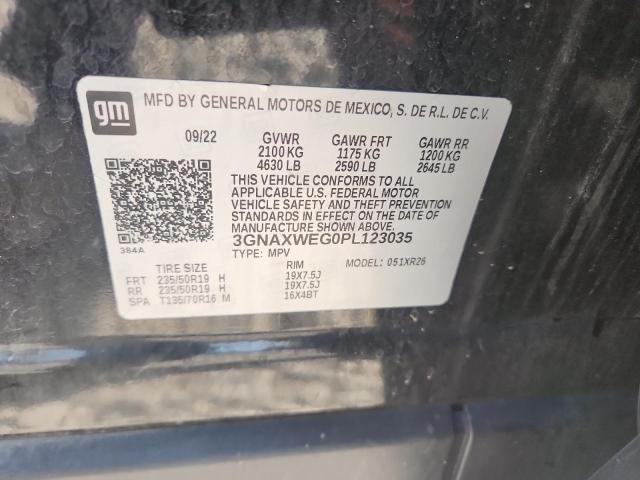 2023 CHEVROLET EQUINOX RS 3GNAXWEG0PL123035