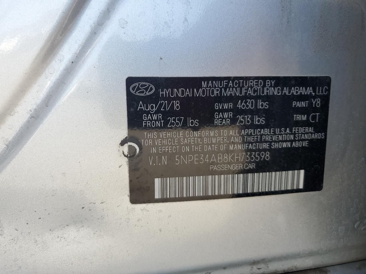 HYUNDAI SONATA LIMITED TURBO