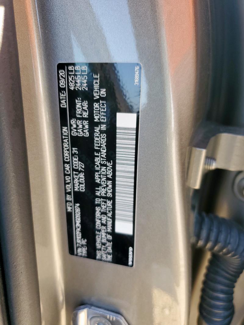 2021 VOLVO S60 T5 MOM 7JR102FK3MG092874
