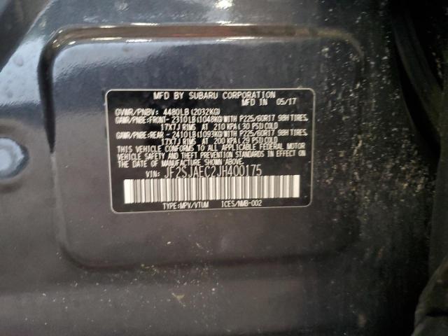 2018 SUBARU FORESTER 2 JF2SJAEC2JH400175