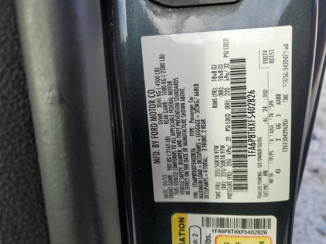 2015 FORD MUSTANG - 1FA6P8THXF5402826