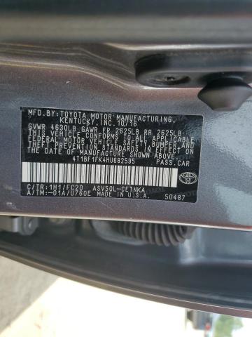 2017 TOYOTA CAMRY LE - 4T1BF1FK4HU682595