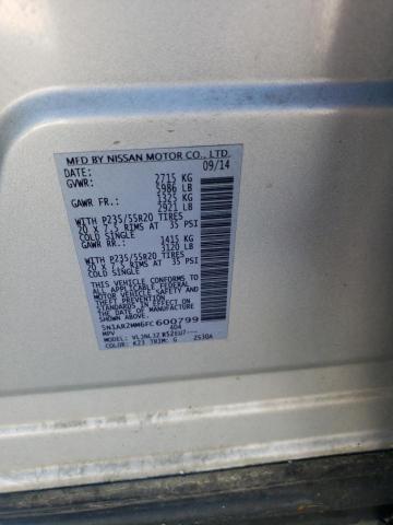 2015 NISSAN PATHFINDER 5N1AR2MM6FC600799