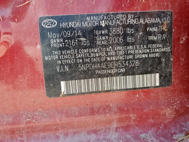 2014 HYUNDAI ELANTRA SE - 5NPDH4AE9EH534328