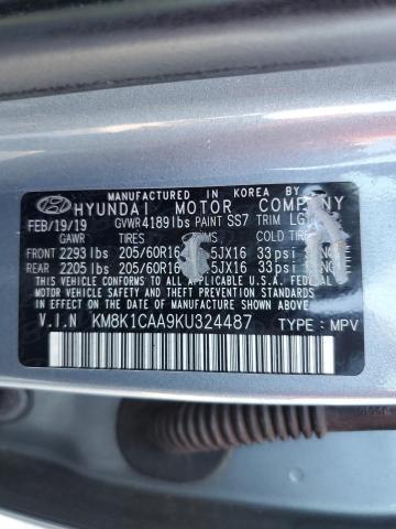2019 HYUNDAI KONA SE - KM8K1CAA9KU324487