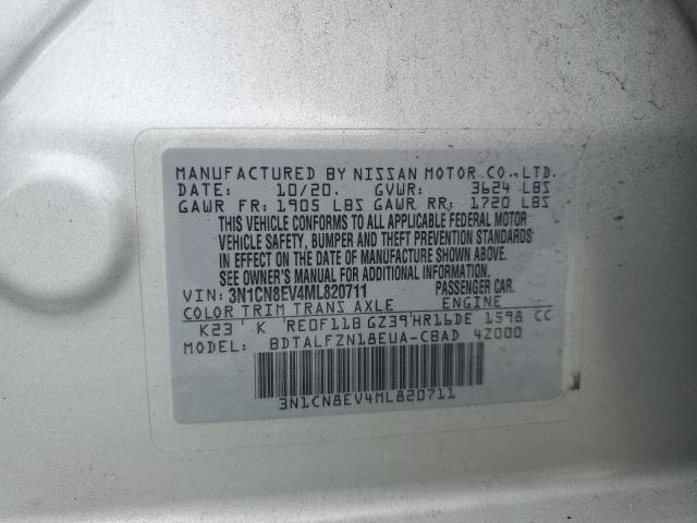 2021 NISSAN VERSA SV 3N1CN8EV4ML820711