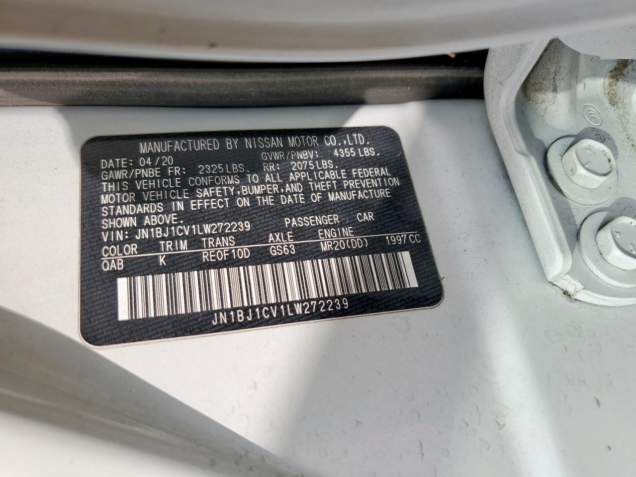 NISSAN ROGUE SPORT S