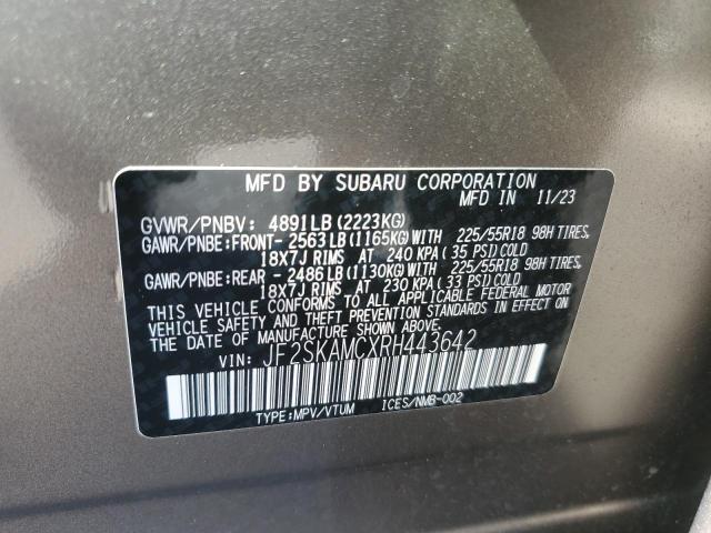 2024 SUBARU FORESTER T - JF2SKAMCXRH443642