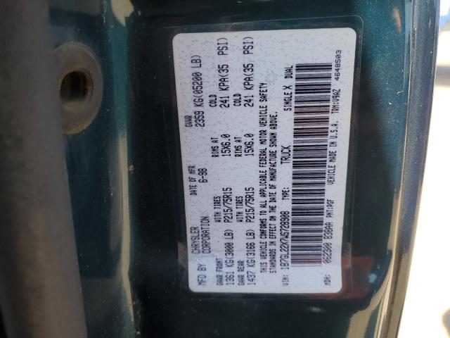 1998 DODGE DAKOTA #3305425447