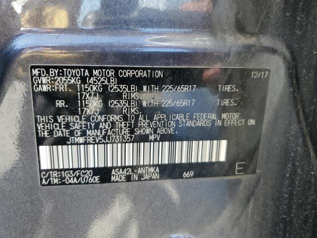 2018 TOYOTA RAV4 ADVENTURE JTMWFREV5JJ731357