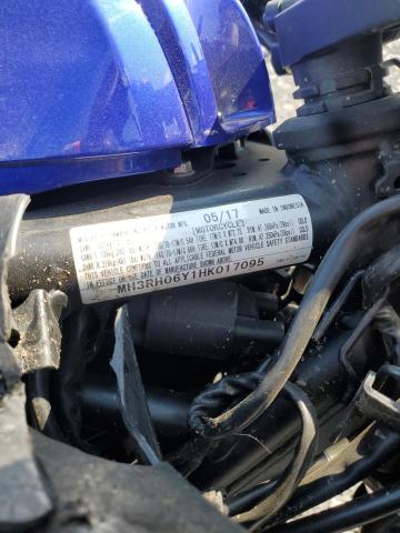 2017 YAMAHA YZFR3 MH3RH06Y1HK017095
