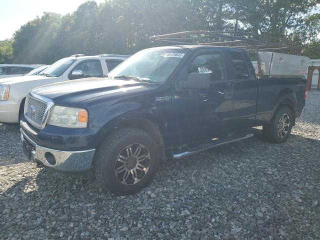 FORD F150 2006 blue 4dr ext flexible fuel 1FTPX14V06NB06515 photo #1