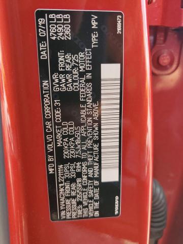 2020 VOLVO XC40 T4 MO YV4AC2HK1L2211114