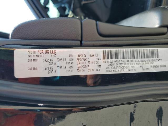 2017 JEEP GRAND CHER 1C4RJFAG4HC874249