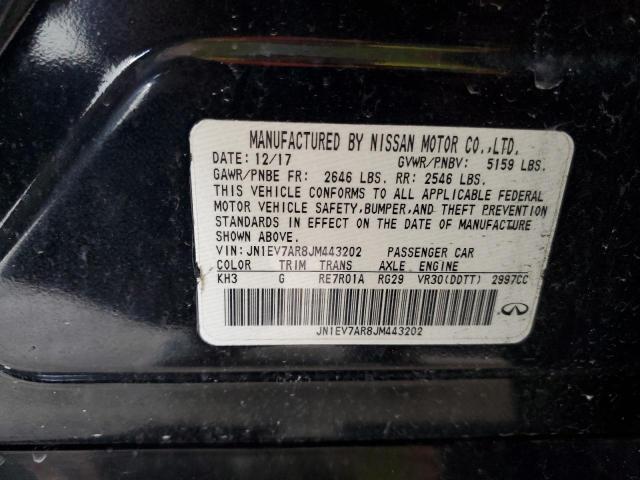 2018 INFINITI Q50 LUXE JN1EV7AR8JM443202