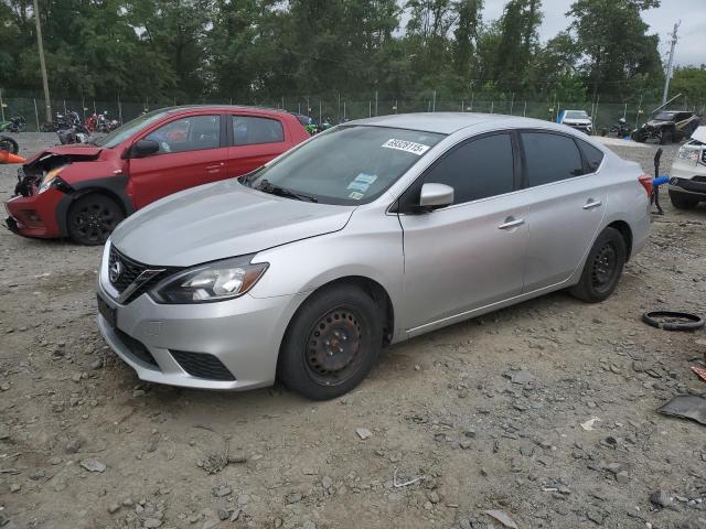 NISSAN SENTRA S 2018 silver  gas 3N1AB7AP8JY281252 photo #1