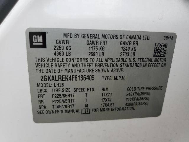 2015 GMC TERRAIN SL 2GKALREK4F6136405