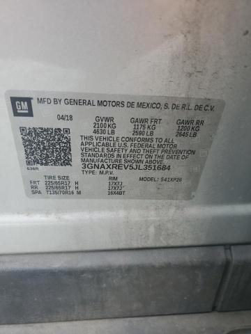 2018 CHEVROLET EQUINOX LS 3GNAXREV5JL351684